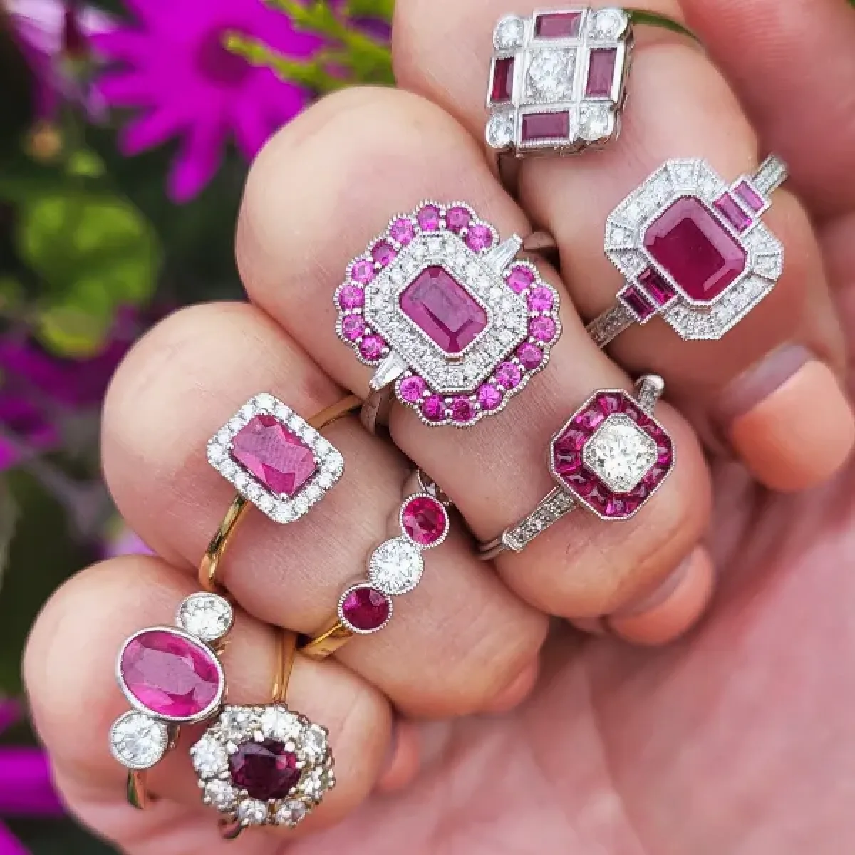 1200:Ruby Rings